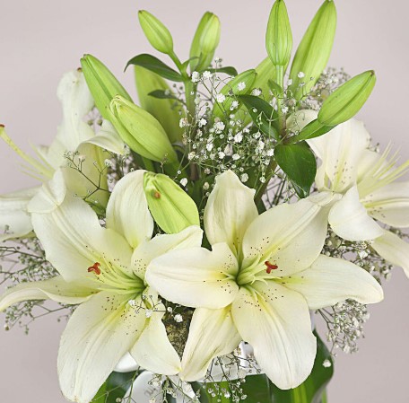 Moonlight Bouquet Of Lilies