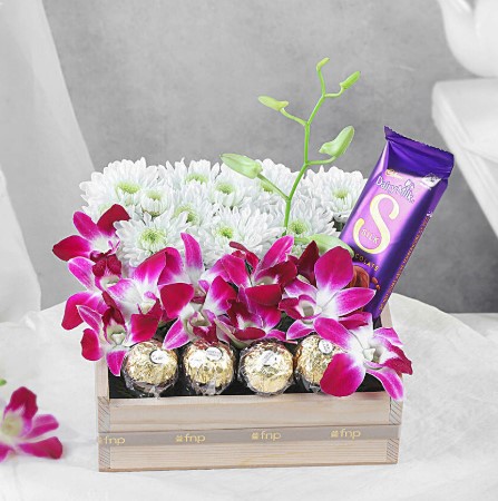 Divine Orchid with Chocolaty Treasures