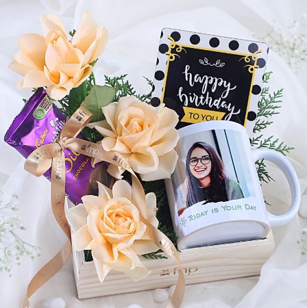 Personalised Mug with Chocolate Temptations