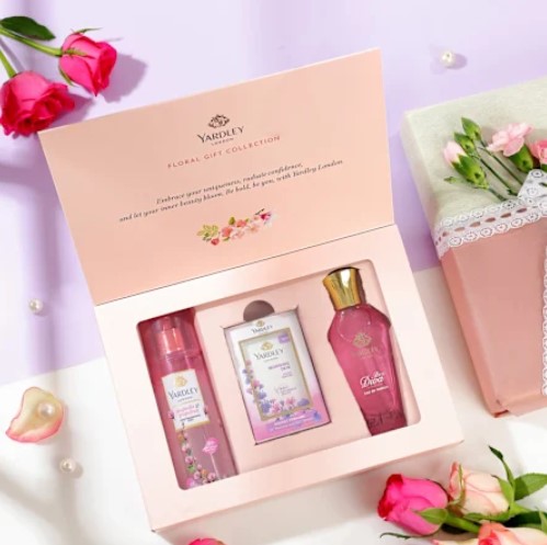 Floral Elegance Gift Wrapped Perfume Set