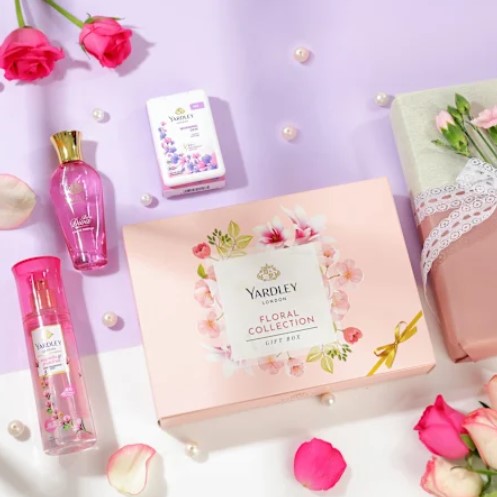 Floral Elegance Gift Wrapped Perfume Set