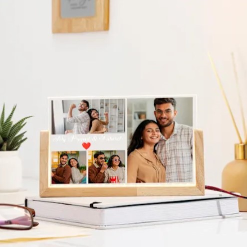 Personalized Forever Together LED Acrylic Photo Frame
