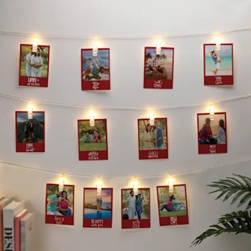 Personalized Memory Lane LED Photo String