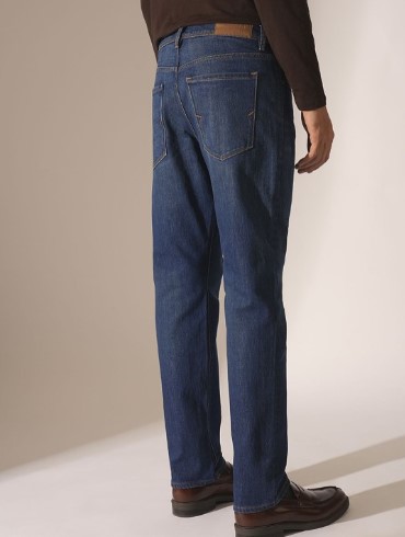 SELECTED Men Straight Fit Light Fade Stretchable Jeans
