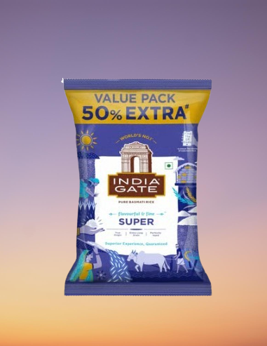 India Gate Super Basmati Rice (1 kg + 500 g)