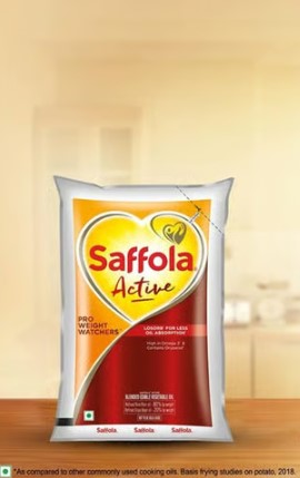 Saffola Active Rice Bran & Soyabean Blended Cooking Oil