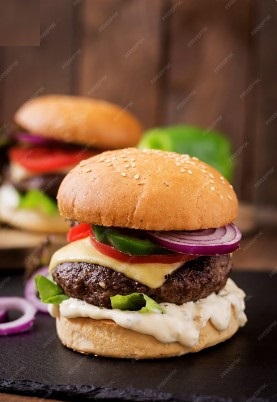 Crispy Veg Double Patty Burger