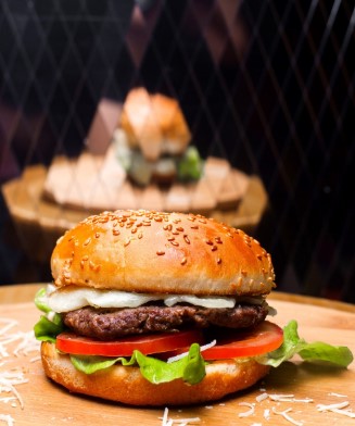 Crispy Veg Double Patty Burger