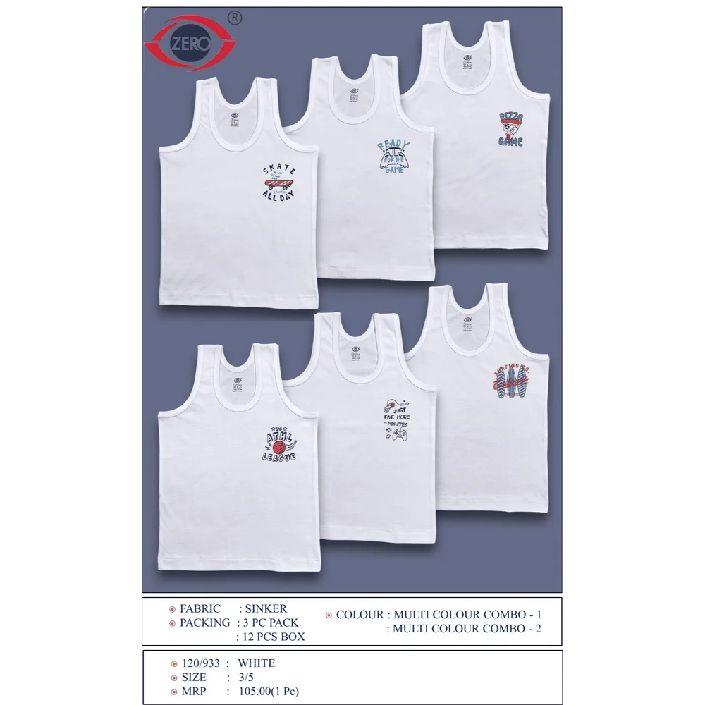 Zero Kids Boys Vests, 0