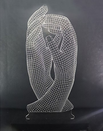 Personalised Love Hands LED Lamp