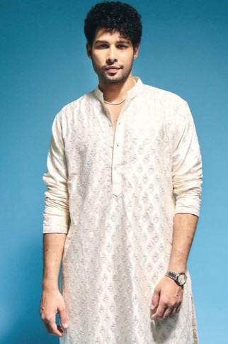 Designer White Kurta Pajama for Eid with Premium Fabric & Style