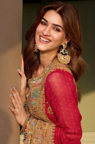 Red Embroidered Silk Wedding Gharara Suit for Eid & Festivals